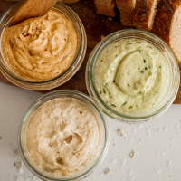 Masło pieczony czosnek z parmezanem